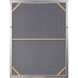 Cameron Black and Gray and Gold and White Wall Art