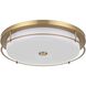 Kolson 1 Light 20 inch Satin Gold Flush Mount Ceiling Light