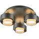 Axis LED 20 inch Graphite Semi-Flush Mount Ceiling Light