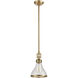 Rutherford 1 Light 9 inch Satin Brass Mini Pendant Ceiling Light