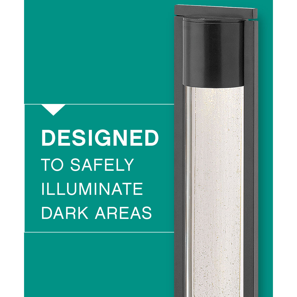 Shelter 12v 8.00 watt Black Landscape Path Bollard