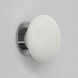 Zeppo 1 Light 4.49 inch Polished Chrome Bathroom Wall Light