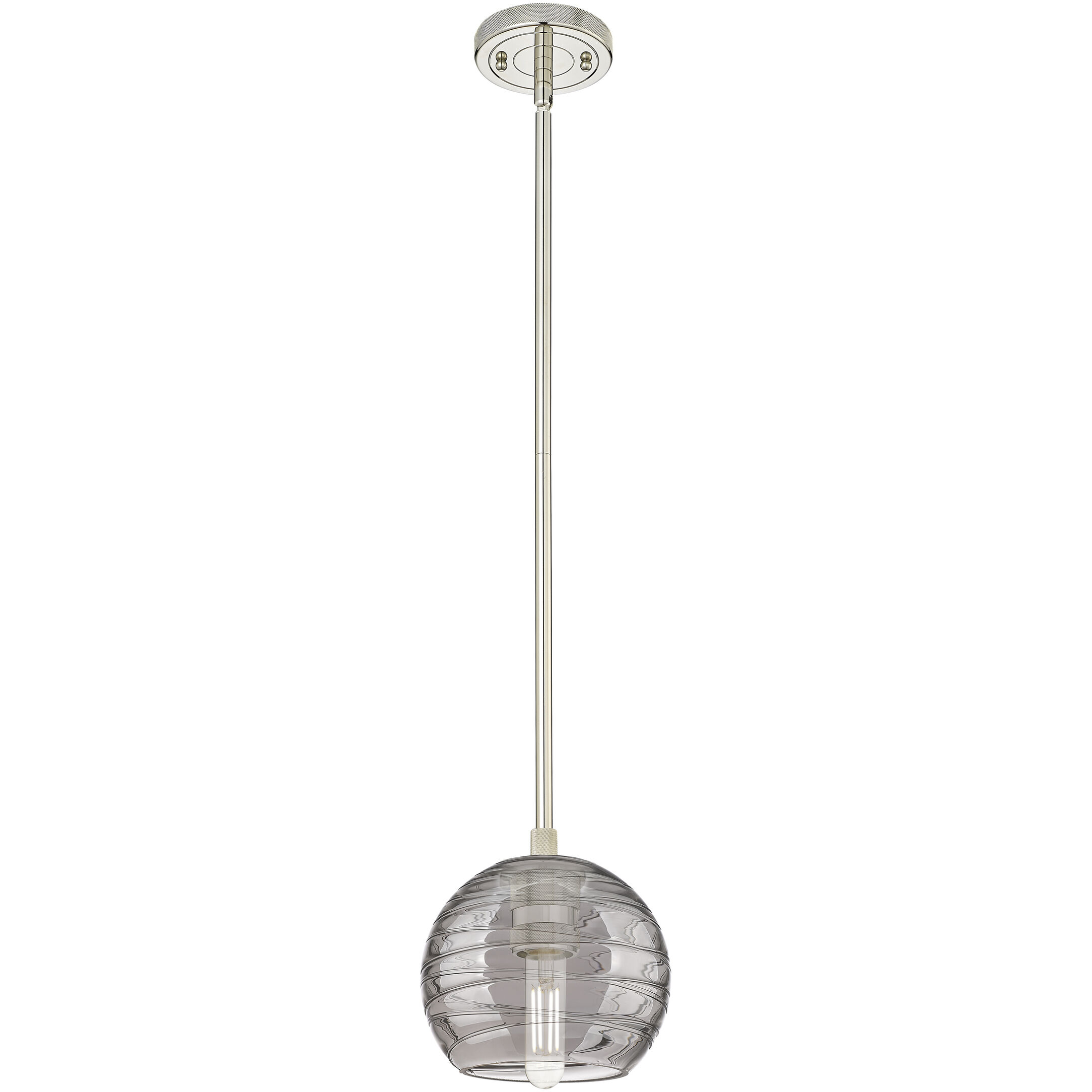 Crown Point 1 Light 5.88 inch Polished Nickel Pendant Ceiling Light