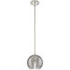 Crown Point 1 Light 5.88 inch Polished Nickel Pendant Ceiling Light