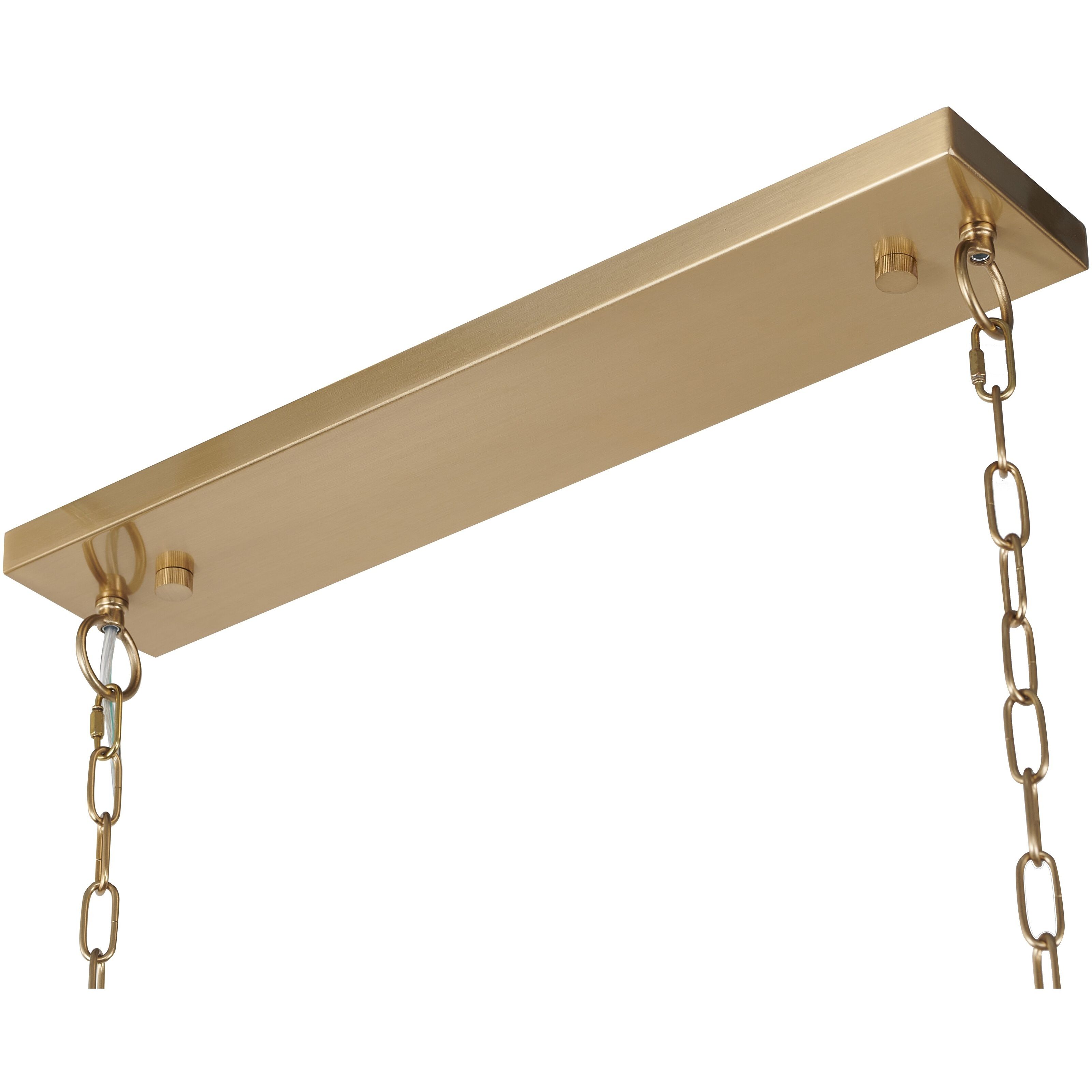 Canada LED 16 inch Gold Chandelier Ceiling Light in Satin Black