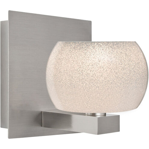 Keno 1 Light Satin Nickel Vanity Light Wall Light