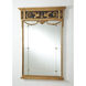 Chelsea House 55 X 37 inch Black/Gold Leaf Wall Mirror