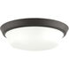 Edessa 3 Light 16 inch Antique Bronze Flush Mount Ceiling Light