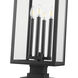 Nova 4 Light 29.25 inch Black Outdoor Pier Mounted Fixture