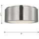 Albee 1 Light 10 inch Brushed Nickel Flush Mount Ceiling Light, Small