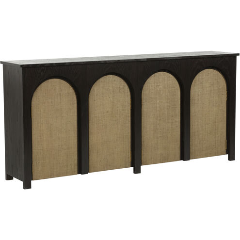 Wrightsbury 74 inch Black Console Table