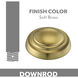 Aire Soft Brass Outdoor Down Rod in 18