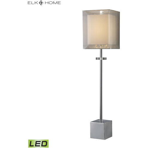 Exeter 30 inch 9.00 watt Chrome Buffet Lamp Portable Light