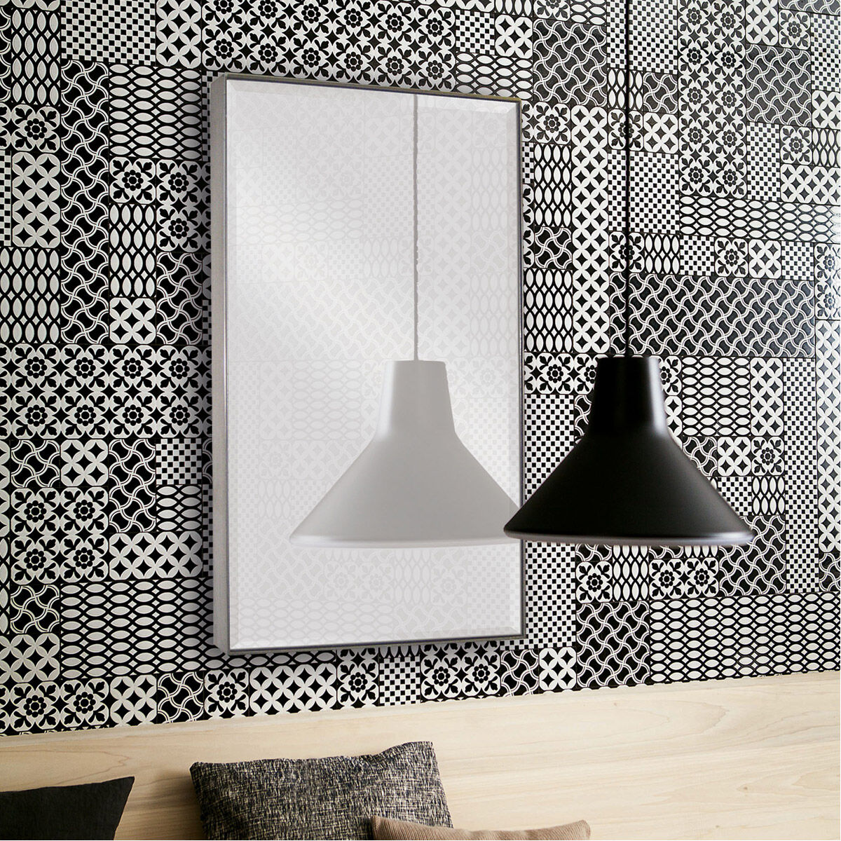 Onis 36 X 25 inch Silver Wall Mirror