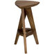 Twist 26.5 inch Teak Counter Stool