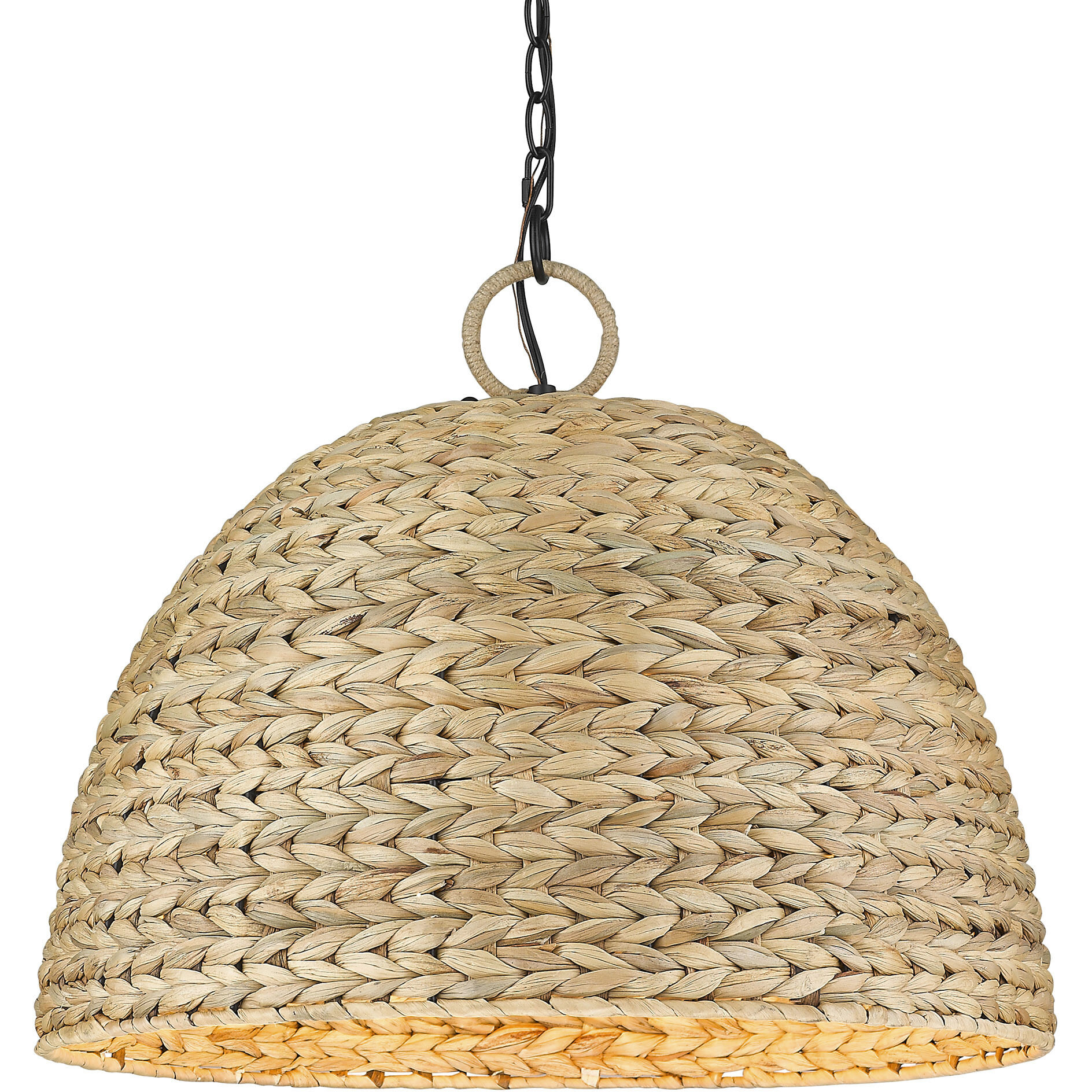 Rue Pendant Ceiling Light in Woven Sweet Grass