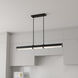 Theodore LED 48 inch Matte Black Island Light Ceiling Light