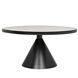 Cone 58.5 X 58.5 inch Matte Black Dining Table