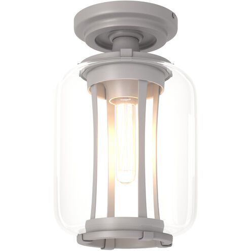 Fairwinds 1 Light 7 inch Coastal Burnished Steel Outdoor Semi-Flush