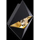Mythical LED 7 inch Black and Aged Brass Outdoor Wall Light, Beyond