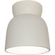 Radiance Collection 1 Light 7.5 inch Celadon Green Crackle Flush Mount Ceiling Light