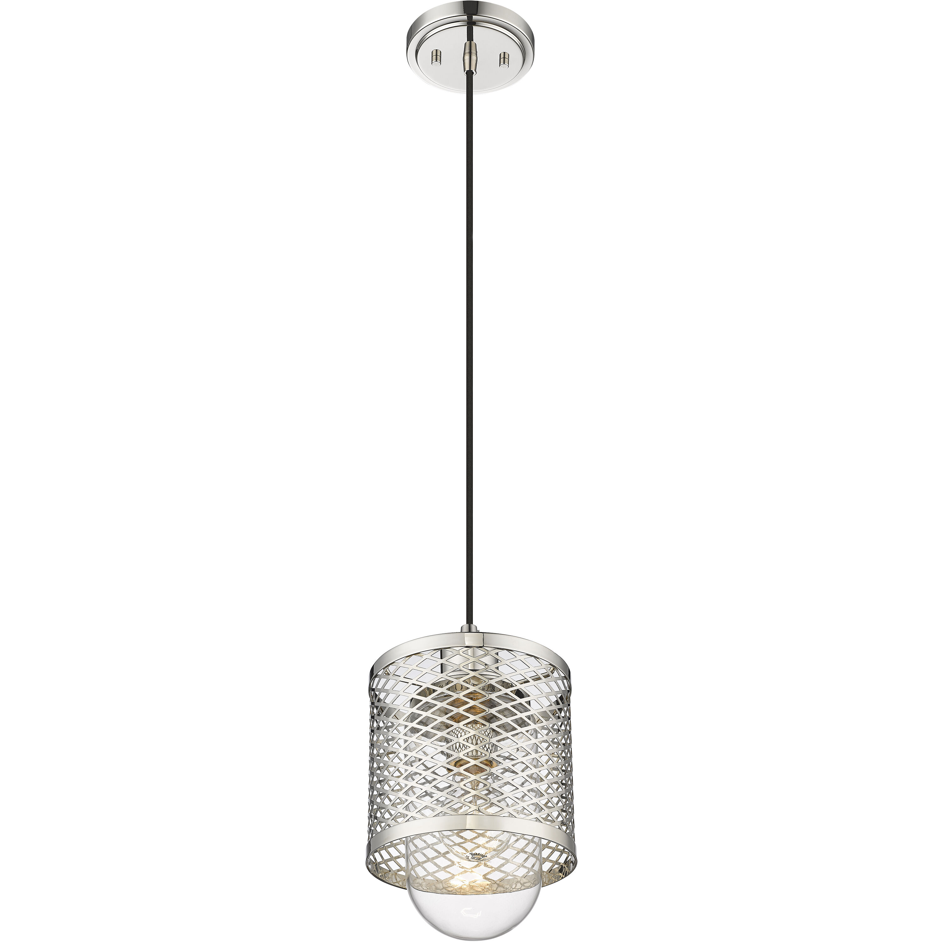 Kipton 1 Light 6 inch Polished Nickel Pendant Ceiling Light