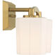 Whitney 2 Light 14 inch Warm Brass Vanity Light Wall Light
