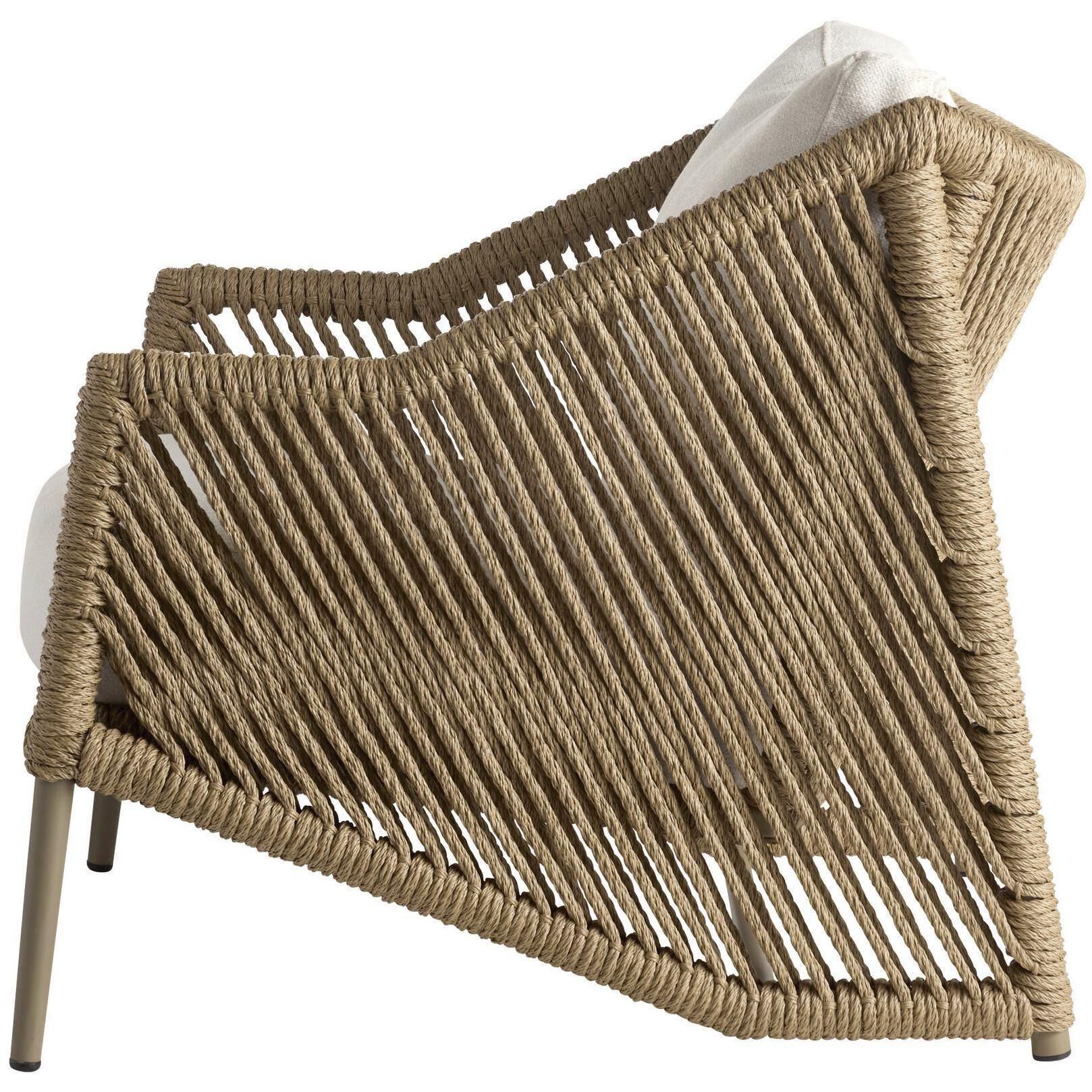 Kiki Pearl and Tan with Beige Outdoor Chair