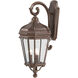 Harrison 3 Light 28 inch Vintage Rust Outdoor Wall Mount, Great Outdoors