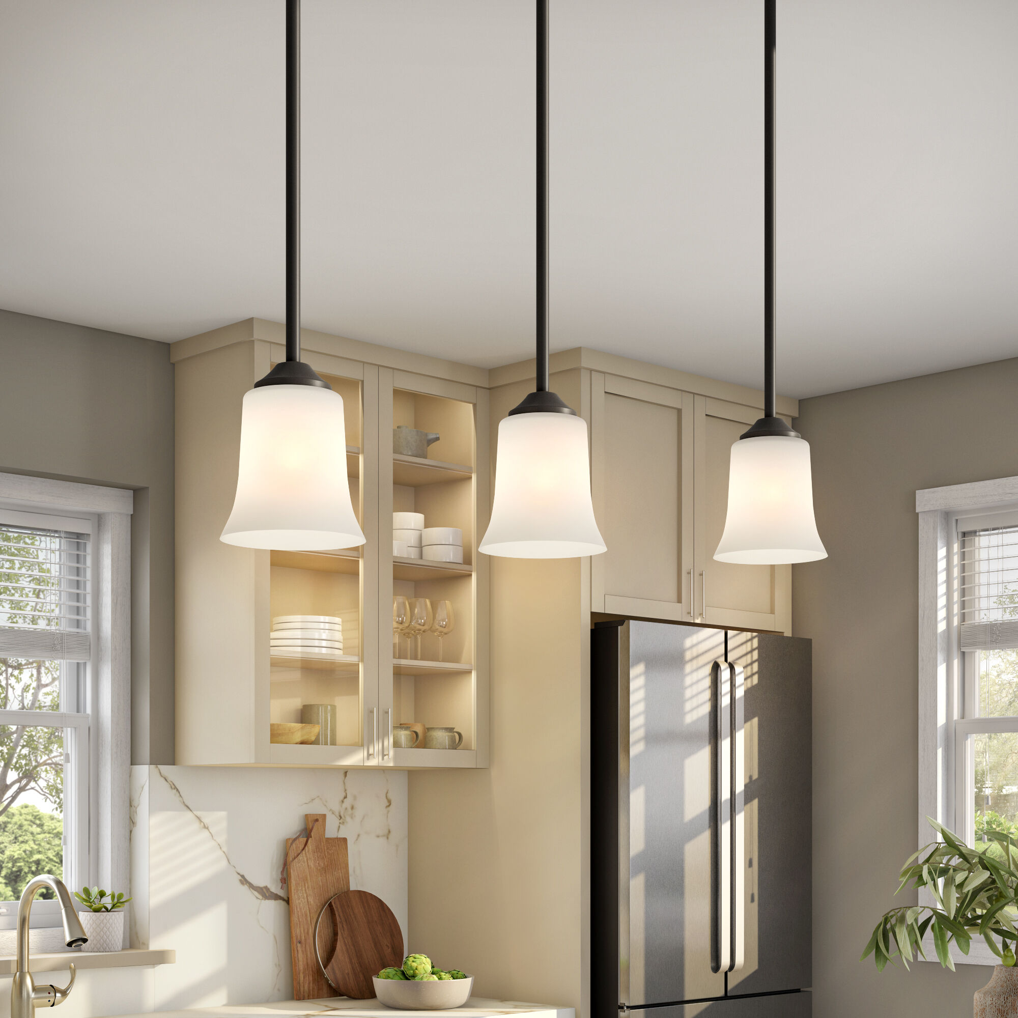 Bronson 1 Light 5 inch Matte Black Pendant Ceiling Light