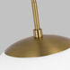 ED Ellen DeGeneres Lune 1 Light 12.38 inch Burnished Brass Pendant Ceiling Light