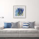 Sea Nature Blue and Turquoise and Green and Beige Framed Art