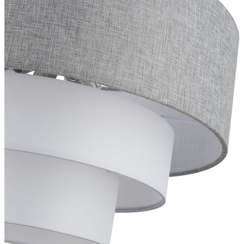 Brookmeade 4 Light 23 inch Brushed Nickel Pendant Chandelier Ceiling Light