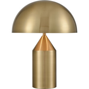 Pilleri 21.5 inch 3.00 watt Brass Desk Lamp Portable Light
