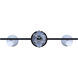 Radley 3 Light Black/White Track Lighting Ceiling Light