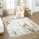 Eclectic Luxe 114 X 79 inch Gold Rug in 6 x 9