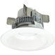 Cobalt Click Matte Powder White Recessed Light in 3500K