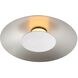 Luma LED 11.75 inch Sand Nickel Flush Mount Ceiling Light