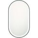 Sara 42 X 24 inch Black Mirror