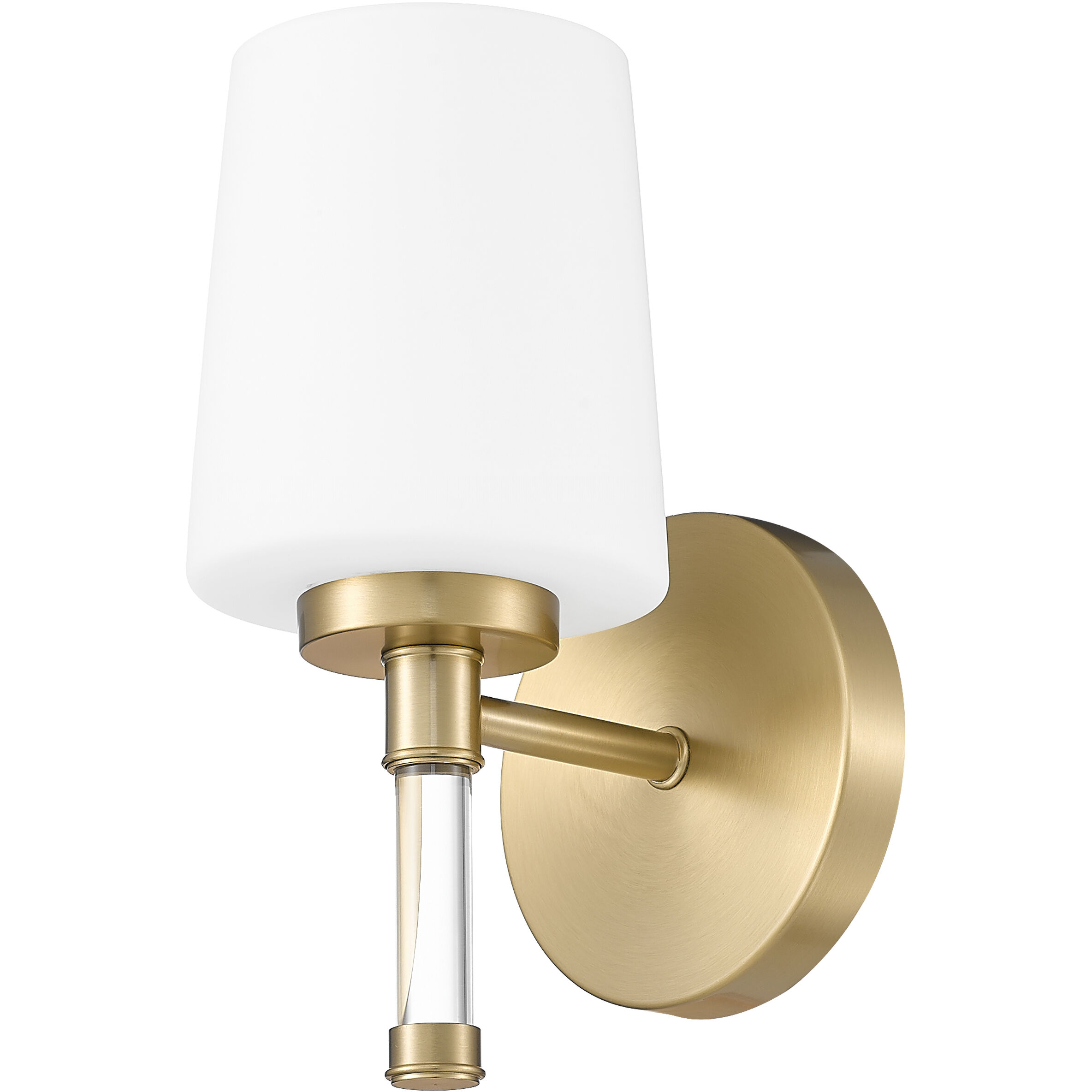 Henri 1 Light 6.5 inch Modern Gold Bathroom Vanity Wall Light