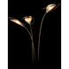 Aerial 79.4 inch 60.00 watt Modern Brass Torchiere Portable Light
