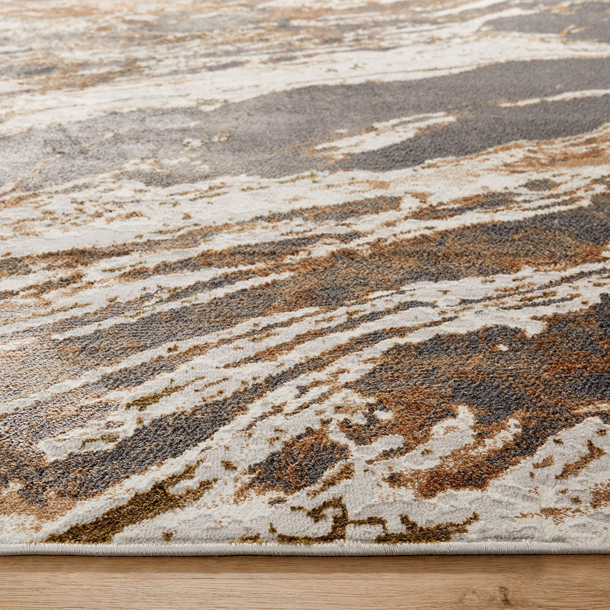 Salim 36 X 24 inch Earth Tones Rug in 2 x 3
