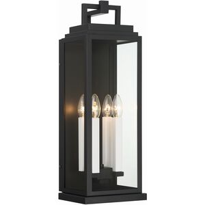 Aspen 4 Light 7.75 inch Matte Black Sconce Wall Light