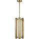 Avroko Capa LED 10 inch Hand Rubbed Antique Brass Pendant Ceiling Light