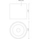 Falco LED 5.13 inch White Flush Mount Ceiling Light
