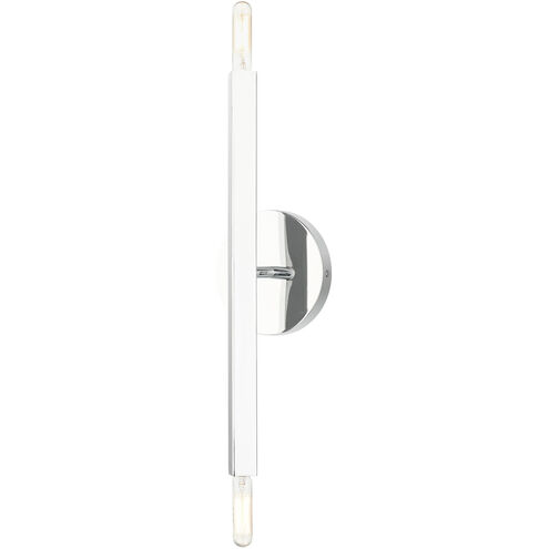 Monaco 2 Light 5 inch Polished Chrome ADA ADA Sconce Wall Light
