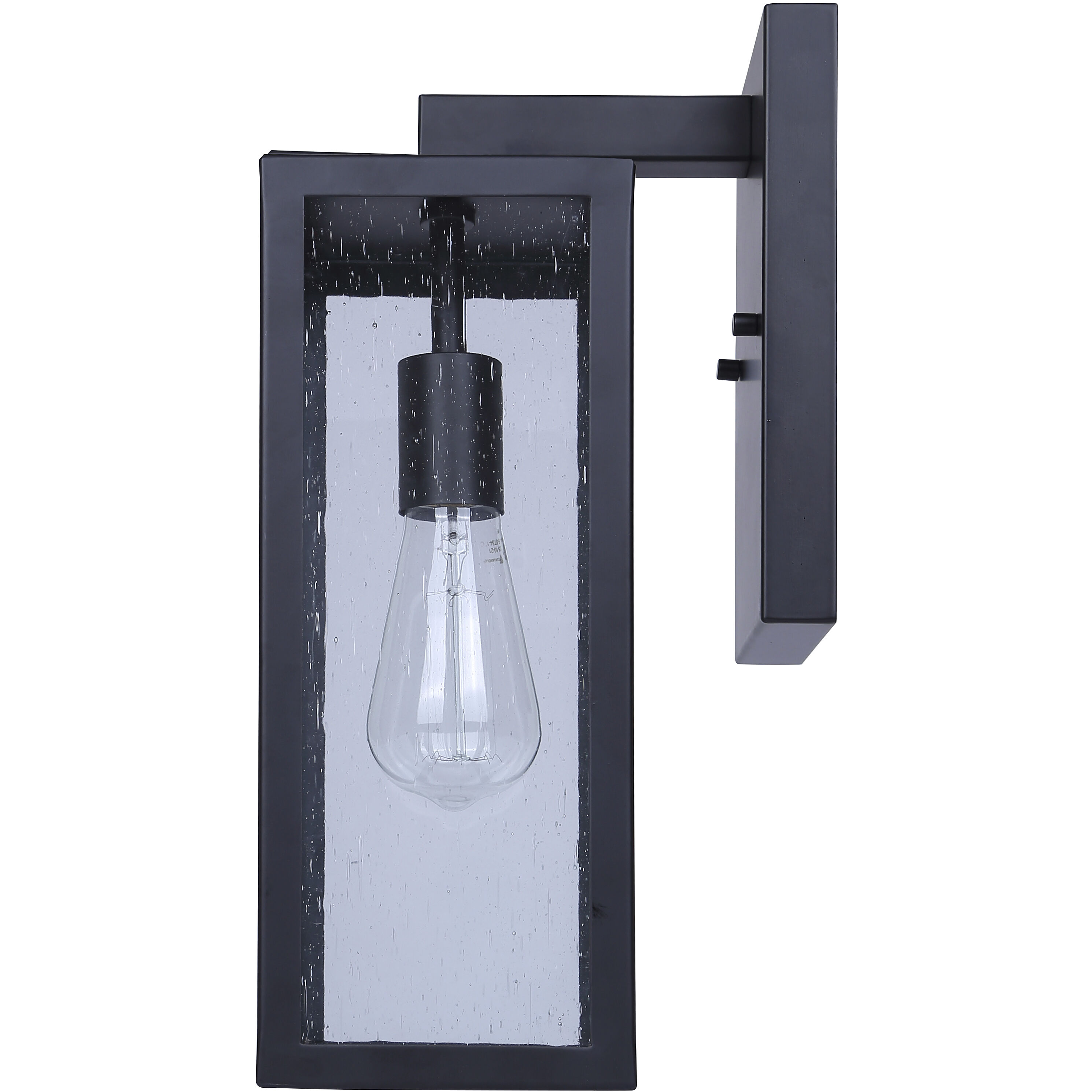 Alaina 1 Light 14.88 inch Black Outdoor Wall Lantern