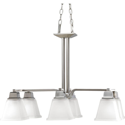 North Park 6 Light 27.25 inch Brushed Nickel Chandelier Ceiling Light