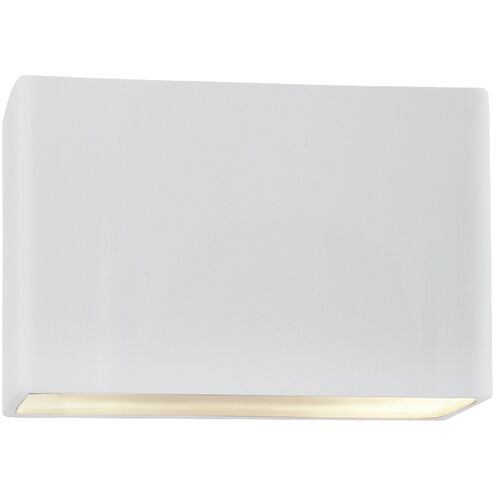 Ambiance Collection LED 8 inch Gloss White Outdoor Wall Sconce