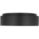 Drew & Jonathan Dartmore 3 Light 18 inch Midnight Black Flush Mount Ceiling Light, Large